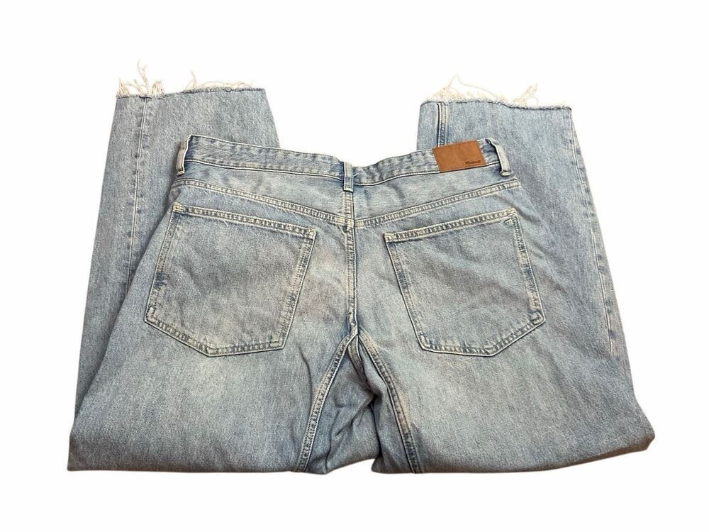 Madewell The Darted Barrel Leg Jeans- 31, EDMONSON WASH - Picture 8 of 10